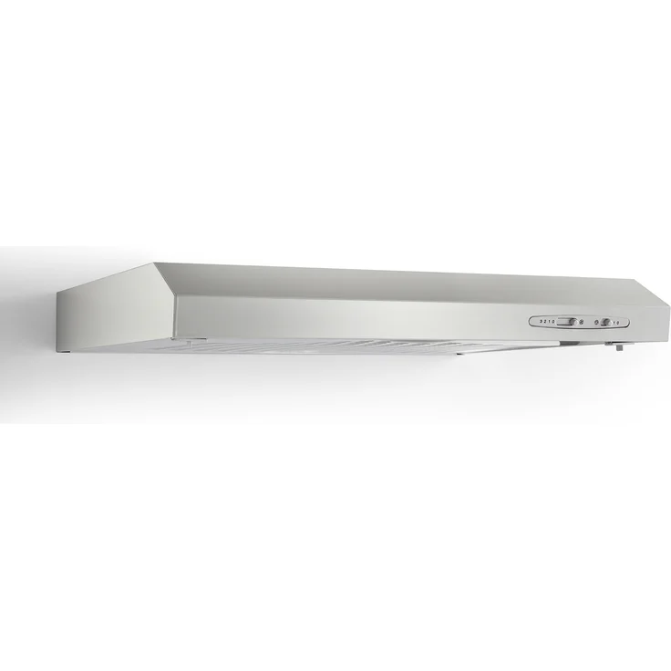 PKM UBH5000H2, Motorhaube, Standard, Breite: 60 cm, Tiefe: 46.5 cm, Absaugung und Rückführung (mit zusätzlichem Rückführungsset), Silber – Bild 1
