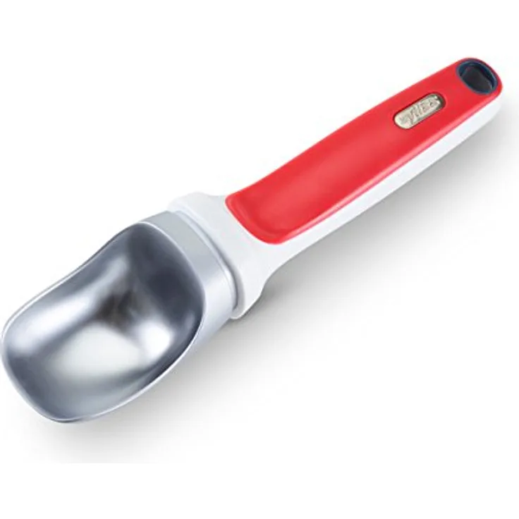 Zyliss Eisportionierer - Eiscremelöffel gleitet auch durch hartgefrorenes Eis, mit Zinklegierung und ergonomischem Griffdesign für müheloses Portionieren