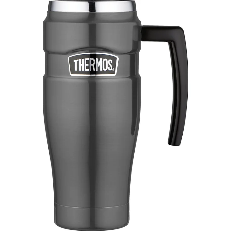 Edelstahl King Thermobecher, Gun Metall, 470 ml – Bild 1