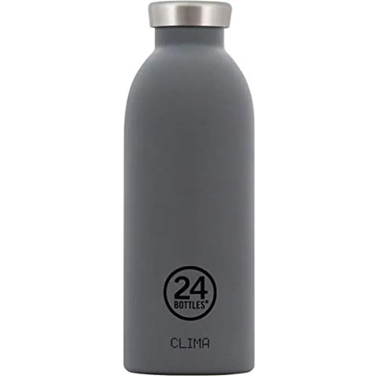24Bottles Clima grau 500 ml Trinkflasche aus Edelstahl