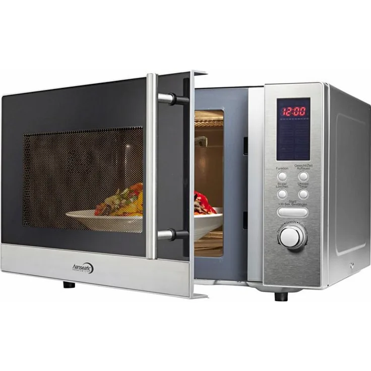 Hanseatic Mikrowelle 564196, Grill und Heißluft, 23 L, 3-in-1 Gerät 800W