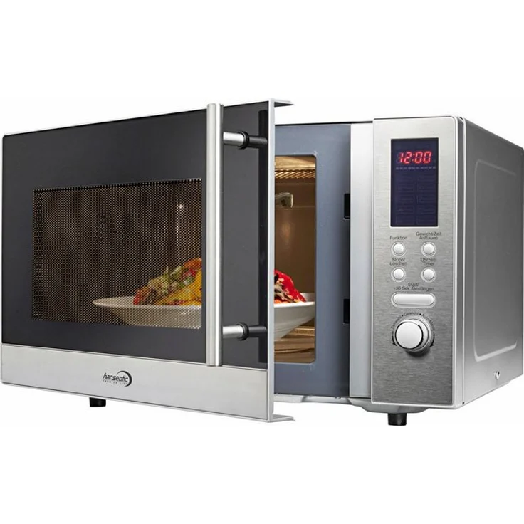 Hanseatic Mikrowelle 564196, Grill und Heißluft, 23 L, 3-in-1 Gerät 800W