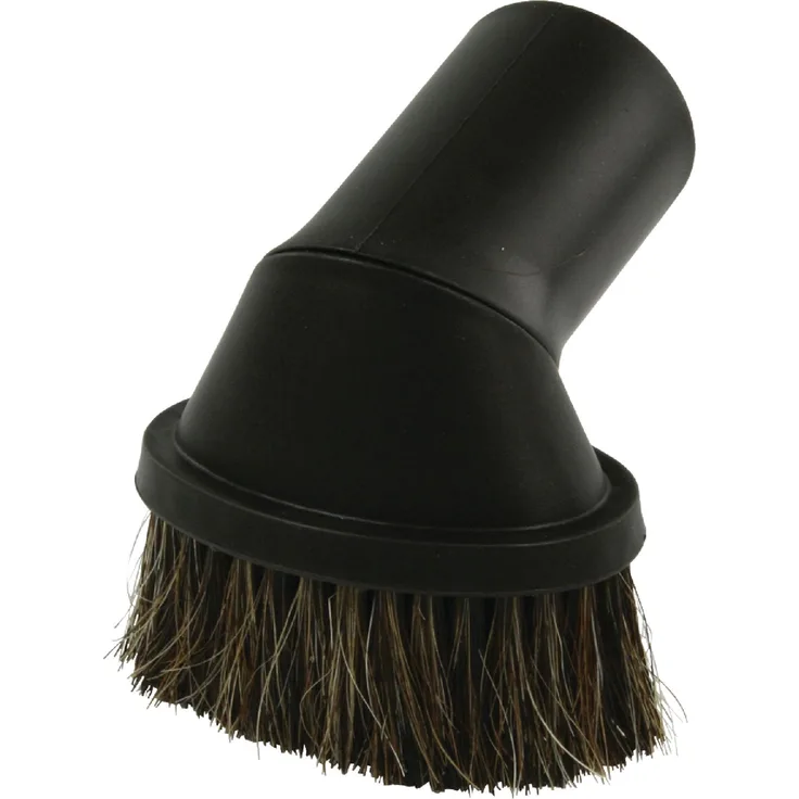 drehbarer Staubpinsel Naturhaar für Rohre von 30-35 mm, schwarz