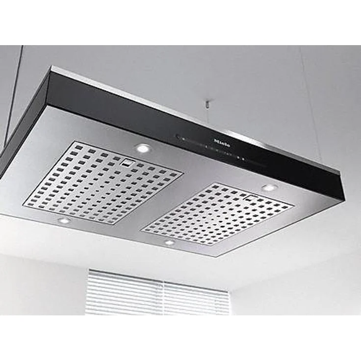 Miele DA 6086 W Black Wing, Motorhaube, Kamin abgewinkelt, Breite: 79.8 cm, Tiefe: 52.3 cm, Absaugung und Rückführung (mit zusätzlichem Rückführungsset), Obsidian Black – Bild 5