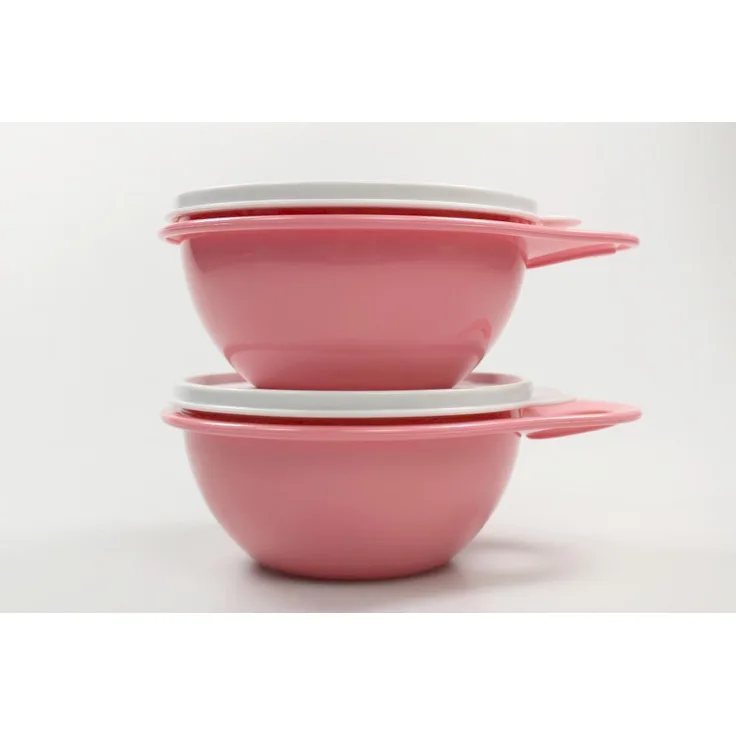 Tupperware Rührschüssel Maximilian 600 ml (2) hellrosa Salat Mini Schüssel Salatbar