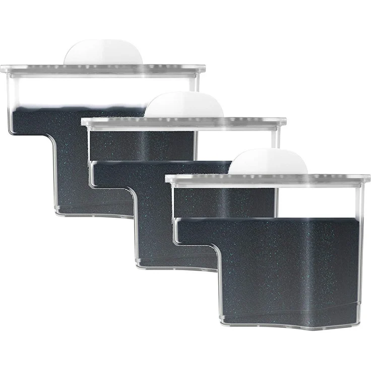 Laurastar 606.7830.750 Kalkschutzkartuschen zur Wasserfilterung 3er Set, Schwarz, Transparent – Bild 2