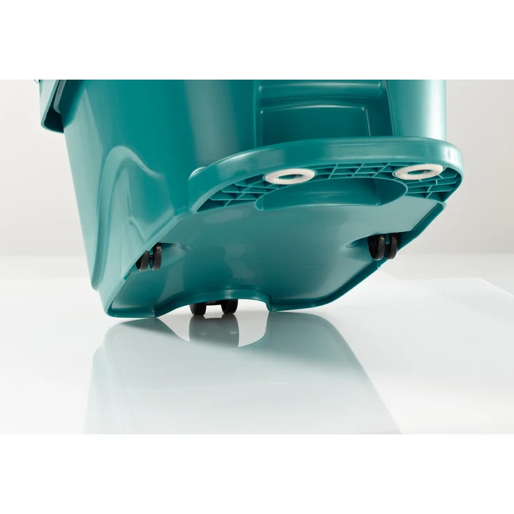 Leifheit Set Wischtuchpresse Profi XL mit Rollen und Bodenwischer, 8 L Eimer, Micro duo Wischbezug, 42 cm Wischbreite (55096) – Bild 4