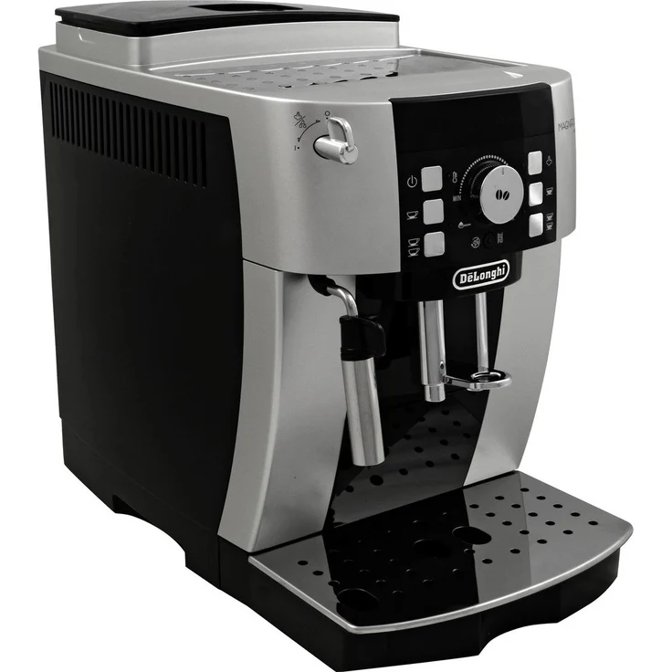 De'Longhi Magnifica S ECAM 21.116.SB Kaffeevollautomat (Direktwahltasten und Drehregler, Milchaufschäumdüse, integriertes Kegelmahlwerk 13 Stufen, Herausnehmbare Brühgruppe, 2-Tassen-Funktion) silber-schwarz – Bild 5