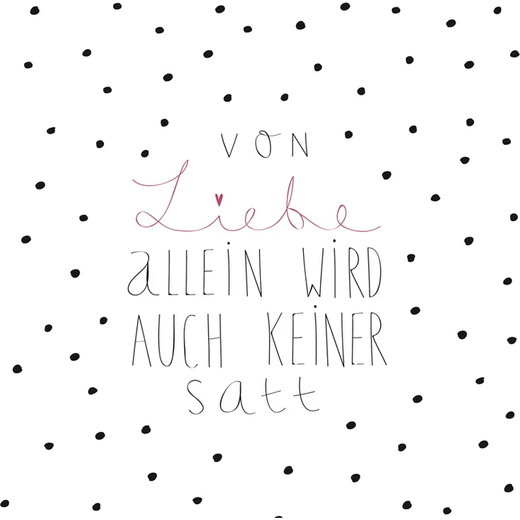Räder P.E.T. Serviette 33x33 cm Von Liebe Allein Wird Auch