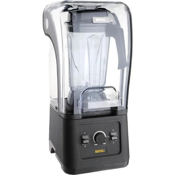 Buffalo geräuscharmer Standmixer, 2,5L, Puls, schwarz