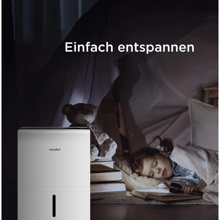 Comfee MDDP-30DEN7 Luftentfeuchter, 465 W, 230 V, White, 30L/d, 72 m² – Bild 5