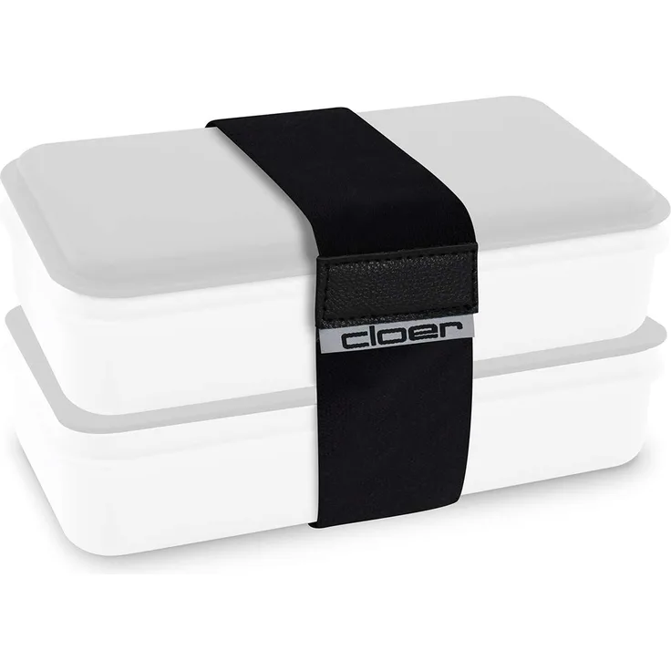 cloer 800C8ES Elastischer Verschlussriemen für das Lunch Care System, zum Fixieren von 2 Lunchboxen