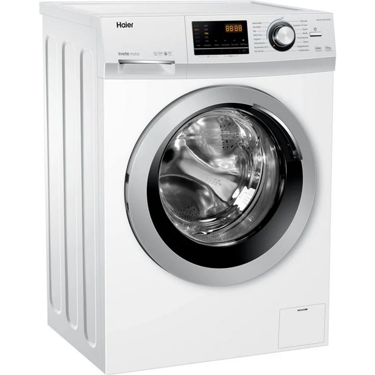 Haier HW100-BP14636, Frontlader-Waschmaschine, A, Fassungsvermögen 10 kg, Standgerät, Breite 59,5 cm, Wollprogramm, Tastensperre – Bild 4