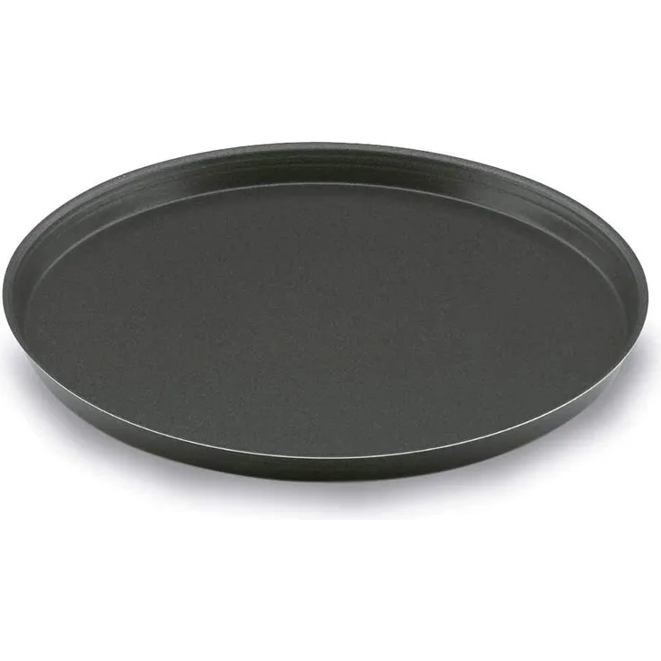 LACOR Pizzablech Aluminium, 36 cm, antihaftbeschichtet, schwarz
