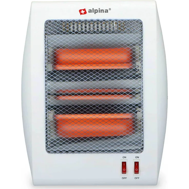 alpina Quarz-Heizstrahler, 800 Watt, 2 Heizeinstellungen, Heizstrahler