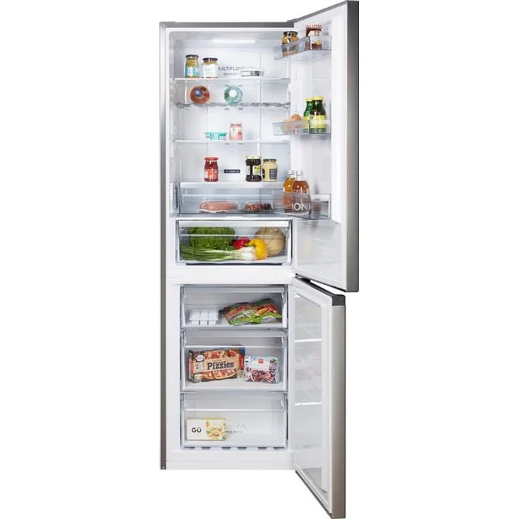 Gorenje NRK6192AXL4 Kühl-Gefrierkombination, freistehend, silber, NoFrost, LED, Energieklasse E – Bild 5