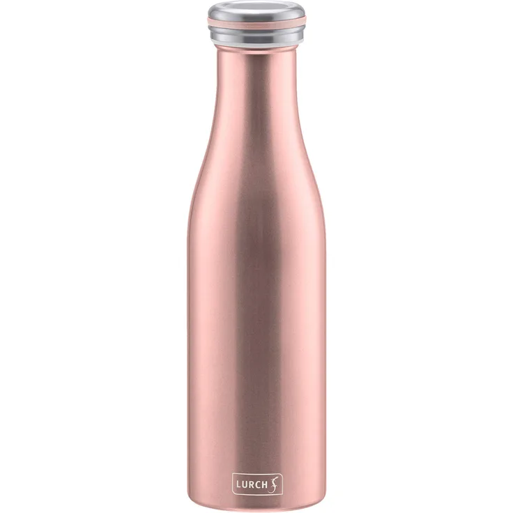 Lurch Thermosflasche, Edelstahl, Roségold, 7.7 x 7.7 x 26.3 cm
