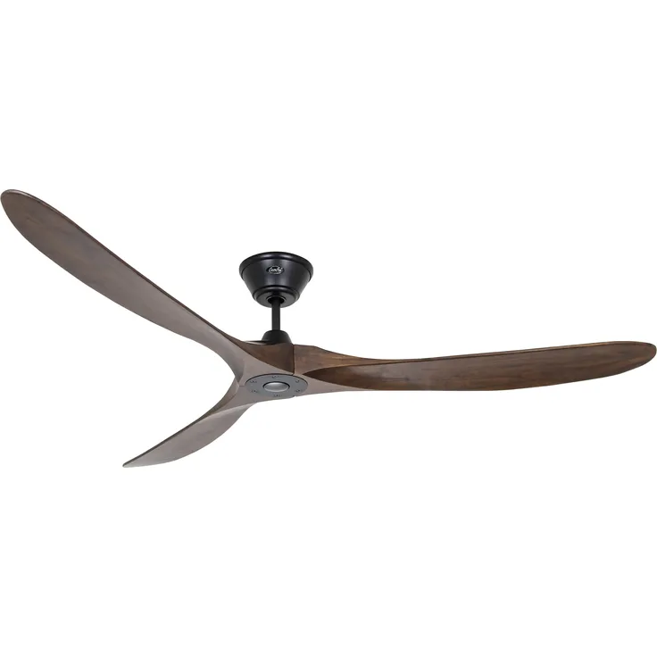 CasaFan Energiespar Deckenventilator Eco Genuino Schwarz - Nussbaum 180 cm