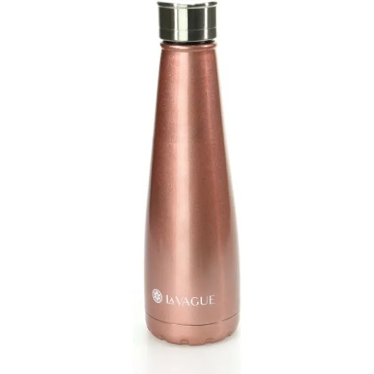 GRAVITY Edelstahl-Isolierflasche Roségold