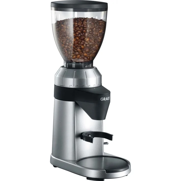 Graef CM 800 elektrische Kaffeemühle, 350g Bohnenbehälter, Kegelmahlwerk, 40 Mahlstufen, grau-schwarz – Bild 1