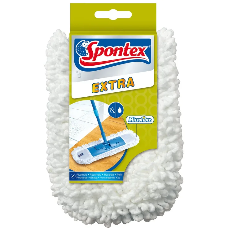 Spontex Extra Bezug, 1 Stück - Ersatz für Spontex Extra Bodenwischer - (1 Stk.)