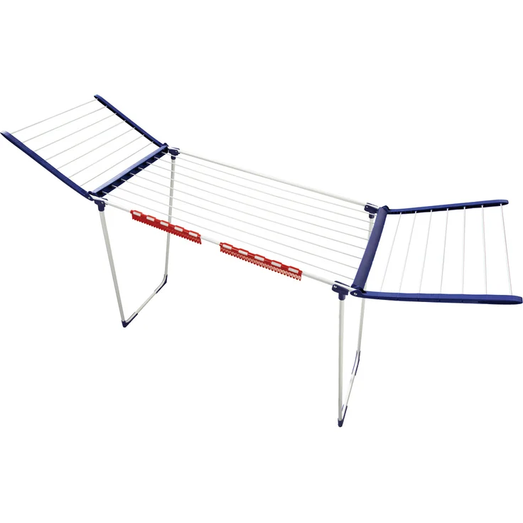Leifheit Standtrockner Pegasus 180 Solid MAXX mit extra langen Trockenstäben, extra hoher Flügelwäschetrockner, transportabler Wäscheständer, energiesparend – Bild 13