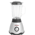 Gastroback 40999 Vital Mixer, Standmixer, Smoothiemaker, gebürstetes Edelstahlgehäuse, 1.5 L, 18-8, Schwarz, Edelstahl