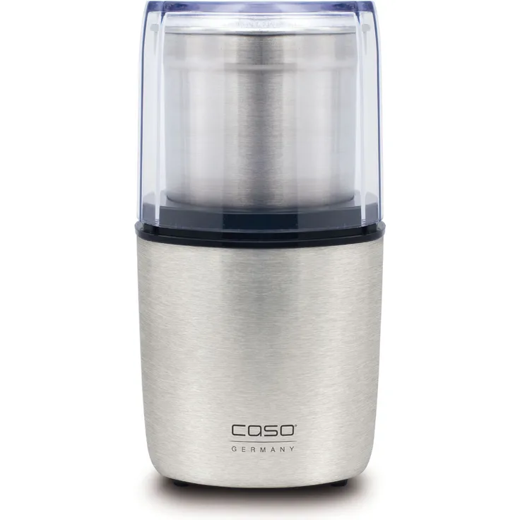 Caso Coffee Flavour - Elektrische Kaffeemühle zum mahlen von Kaffee, Espresso, Nüssen oder Gewürzen, Kaffee Mühle mit Schlagmesser, 200 Watt, für bis zu 90 g Kaffeebohnen