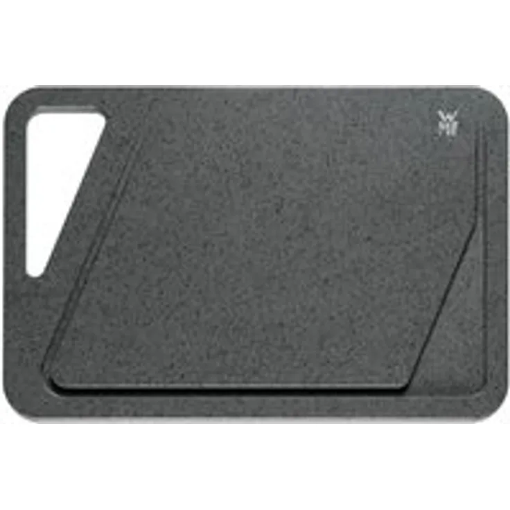 WMF Schneidebrett Tranchierbrett 38 x 25 cm rechteckig aus Kunsstoff mit Griff praktisch Saftrillen spülmaschinengeeignet leichte Reinigung hygienisch klingenschonend geschmacksneutral modern