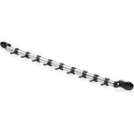 Leifheit Hakenleiste 63 cm, ideal zur dekorativen Aufbewahrung von Leifheit Küchenhelfern, Küchenleiste mit 9 verschiebbaren Haken, aus hochwertigem Edelstahl, Küchenhaken, Küchenutensilienhalter