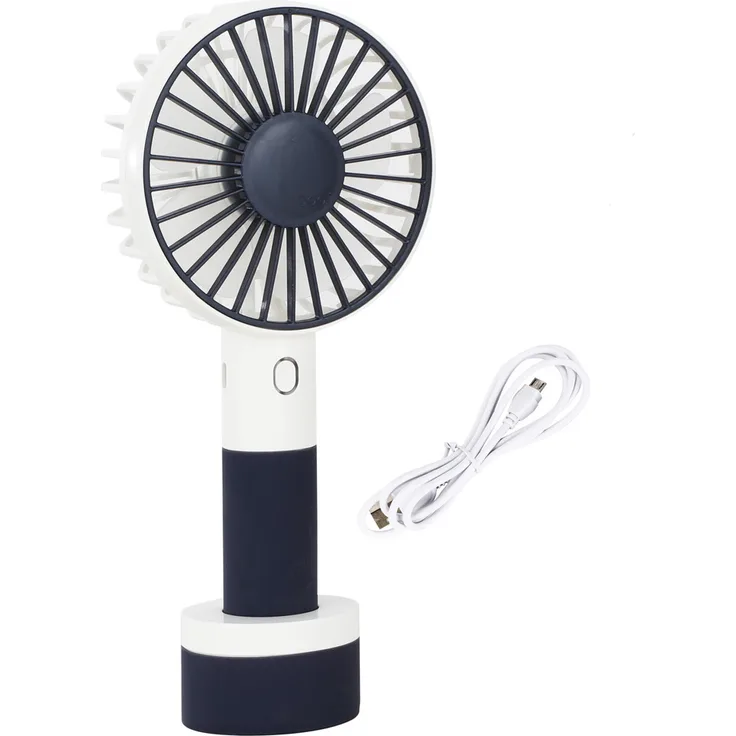 Tragbarer Handventilator - Standfuss - Akku - USB - H: 22cm - anthrazit