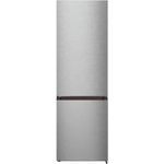 Bomann KG 184.1 Kühl-Gefrierkombination, freistehend, Edelstahloptik, Abtauautomatik, LED, Breite 55 cm, Energieklasse D