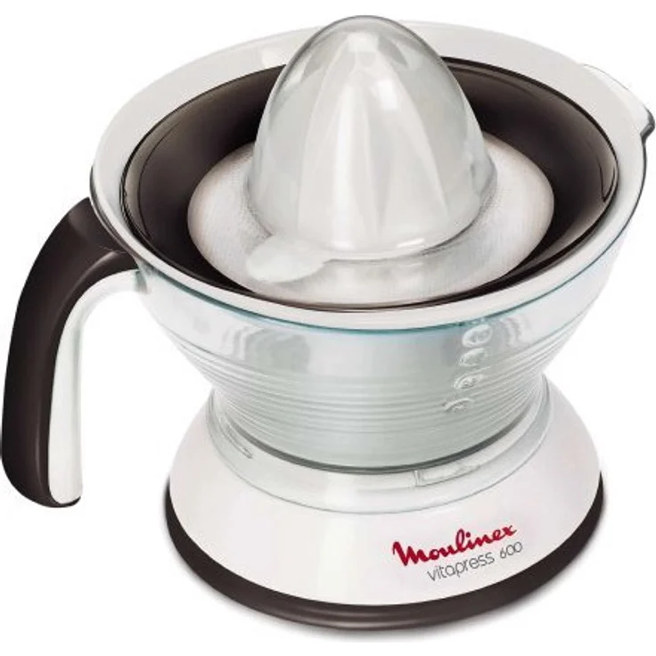 Moulinex Zitronenpresse weiß-schwarz-dunkelgrau 0,6 l weiß-schwarz – Bild 1
