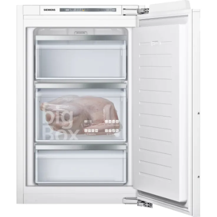 Siemens GI21VAFE0 Gefrierschrank, Einbau, weiß, Schnellgefrieren, Breite 56 cm, Energieklasse E