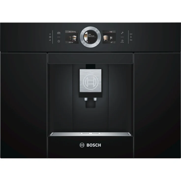Bosch Serie 8 CTL636EB6 Einbau-Kaffeevollautomat - 2,4 l, Automilk Clean Eine vollautomatische Dampf-Reinigung nach jedem Getränk - HomeConnect - schwarz, mit Milchsystem und integriertem Mahlwerk – Bild 1