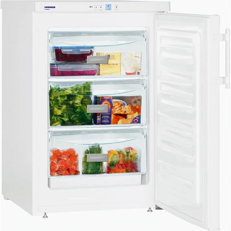 Liebherr GP 1213 - 21 Gefrierschrank, freistehend, weiß, SmartFrost, Breite 55.3 cm, Energieklasse E