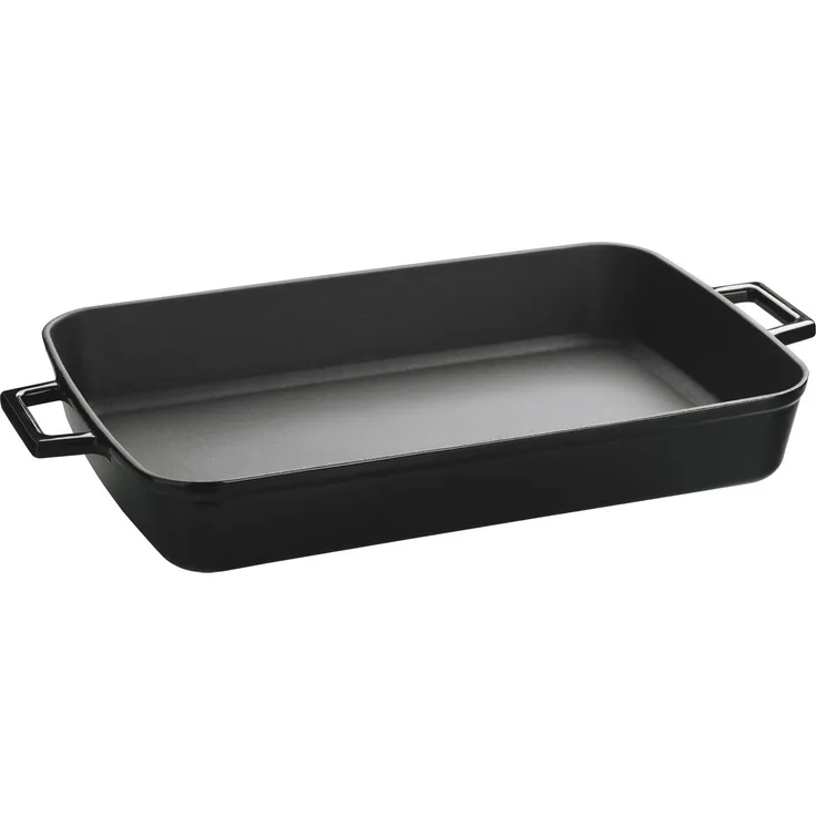 SCHAAL RECHTHOEKIG 400X260 MM LVPTP2640K0BL BLACK-BLACK <LAVA>