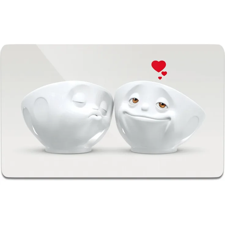 Fiftyeight (Ge Schnittenbrettchen Das süße Leben Schneidebrettchen, Kunststoff, Mehrfarbig, 23 x 14 x 0.5 cm