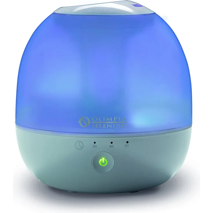 Olimpia Splendid 99423 Limpia 2 Luftbefeuchter mit Chromotherapie und Timer-Funktion, 25 m²
