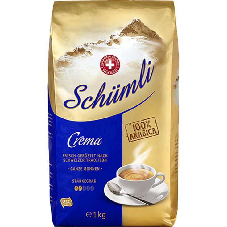 Schümli Ganze Bohne 1 Kg Crema – Bild 1