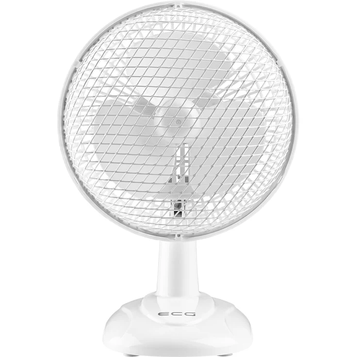 ECG FT 15a Tischventilator, 20 Watt, Schutzgitter, verstellbare Korbneigung, 15 cm Durchmesser – Bild 1