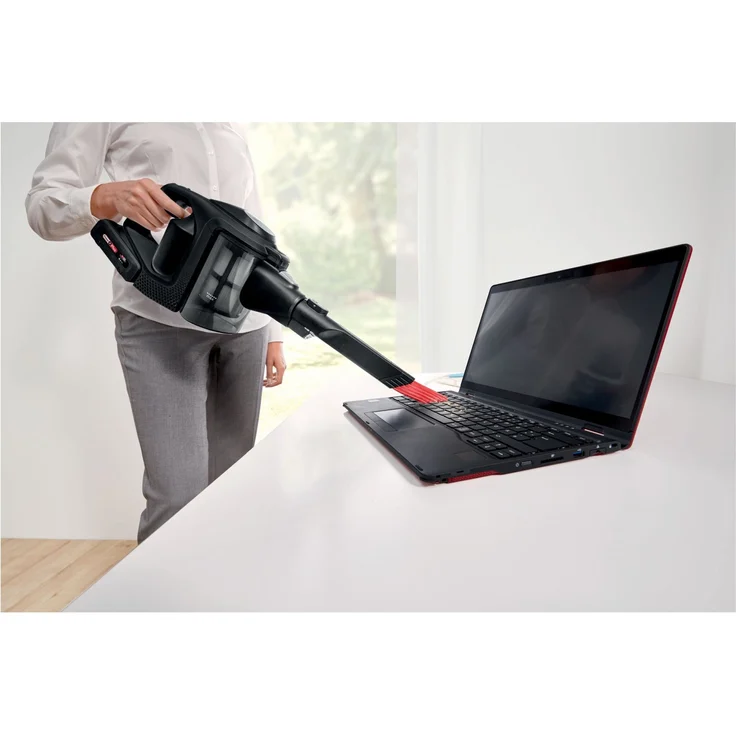Bosch BKS821MPOW Unlimited Gen2 Serie 8 Handstaubsauger, 45 min Akkubetrieb, Akkuwechsel-Option, 3 Saugmodi, schwarz-rot – Bild 11