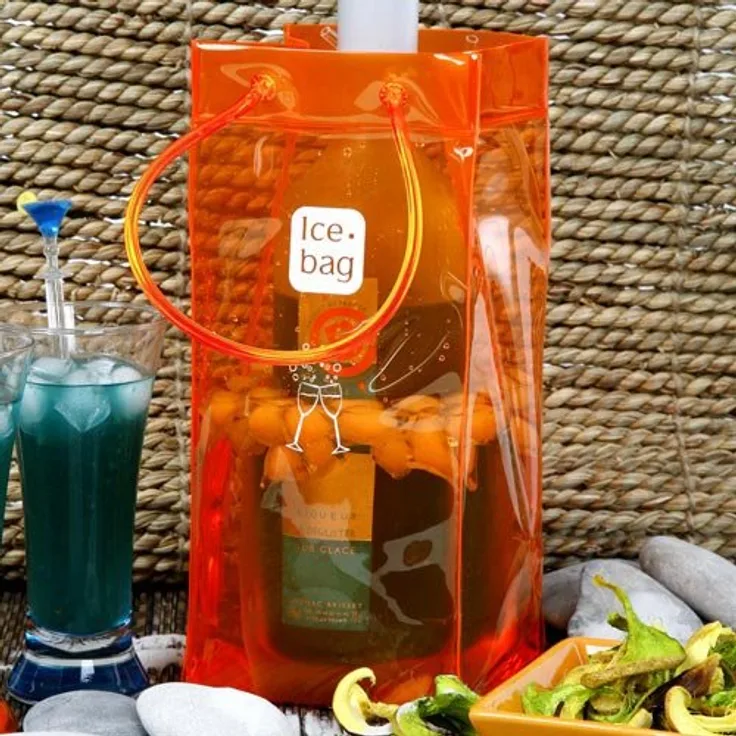 Gimex 17403Ice Bag Basic Flaschenkühler 1orange