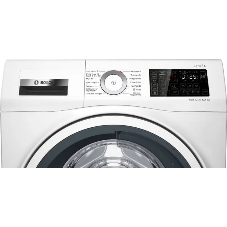 Bosch WDU28512, Waschtrockner, Energieeffizienzklasse E, Standgerät, Breite 59,8 cm, Geräuschemissionsklasse A, ActiveWater Plus, Beladungserkennung – Bild 3