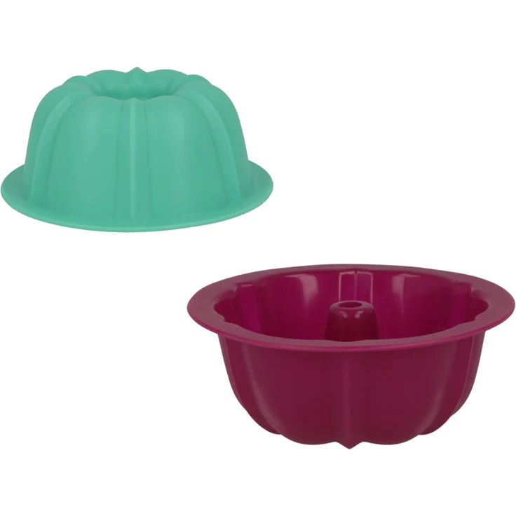 Metaltex 252390 Gugelhupf-Puddingform, 2-er Set