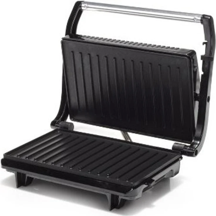 Tristar Kontaktgrill GR-2846, Sandwich Maker mit Edelstahlausführung, isolierte Handgriffe, 700 Watt, 0,7m Kabellänge, antihaftbeschichtet – Bild 1