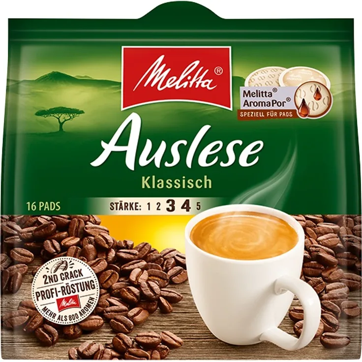Melitta Cafe Auslese klassisch, Pads 16er, 112g - Preisvergleich