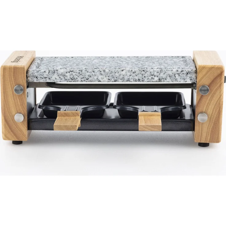 H.koenig WOD2 Raclette Grill mit Granitstein für 2 Personen 350 W – Bild 1