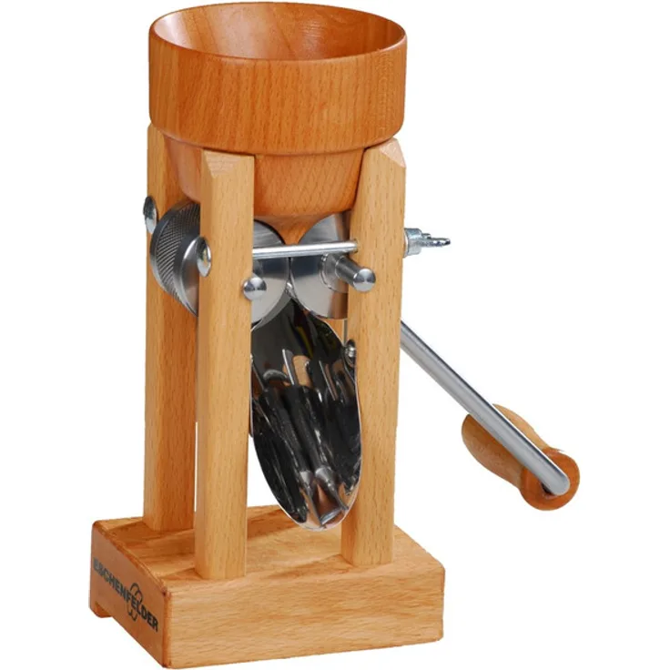 Eschenfelder Korn-Quetsche Holztrichter -Tischmodell