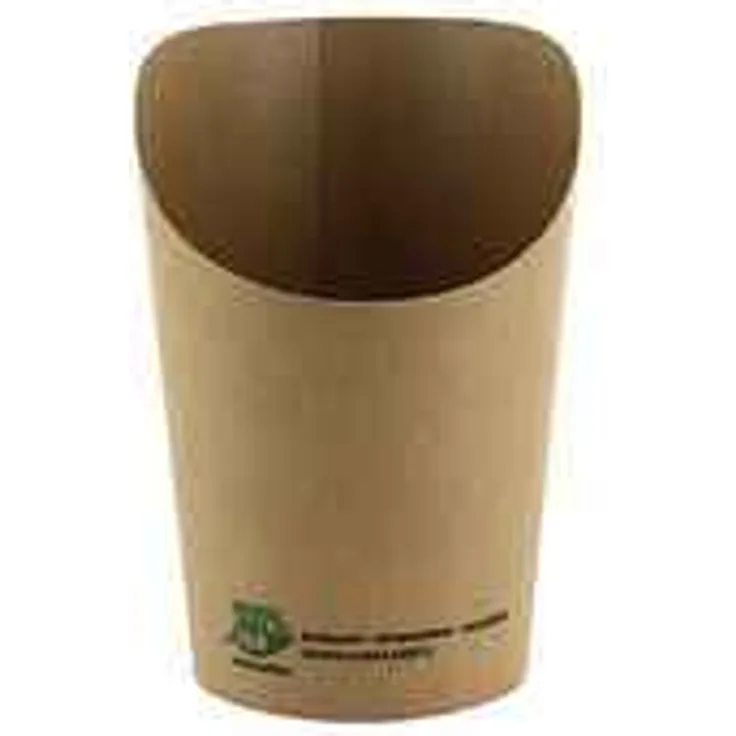 PAPSTAR Wrap-Cup pure, rund, 230 ml, braun